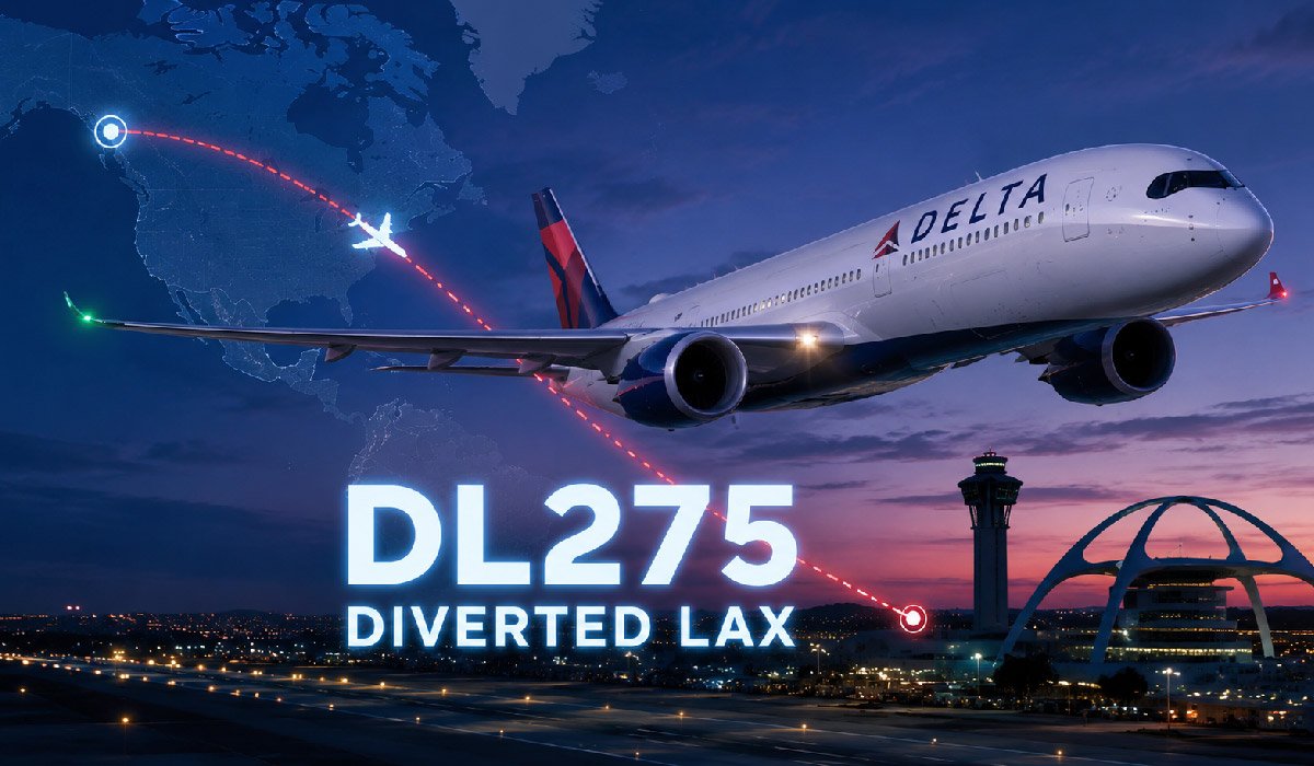 Delta Flight DL275 Diverted LAX